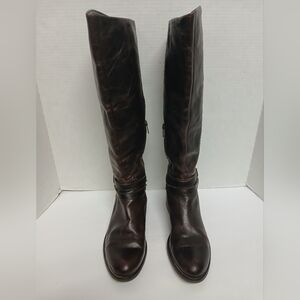 Jessica Simpson Brown Leather Knee-High Boots JS-BOTTA 9B/39 Women's